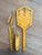 Stylish Art Deco (5) piece celluloid vanity set of grooming implements perfect for a vanity or dresser top. The grouping...