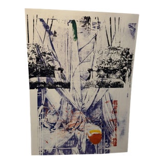 Robert Rauschenberg 1990 Houston Grand Opera Poster Lithograph Print For Sale