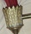 Late 19th Century 19th Century French Art Nouveau Red Art Glass/ Crystal Gilt Bronze Candle Wall Sconces Attrib. Baccarat True Left and Right Form For Sale - Image 5 of 18