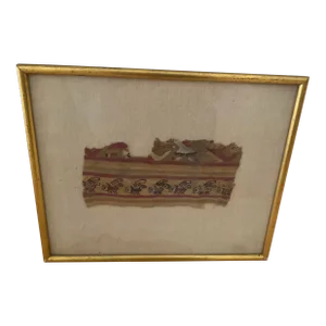Pre Columbian Chimu Textile Framed