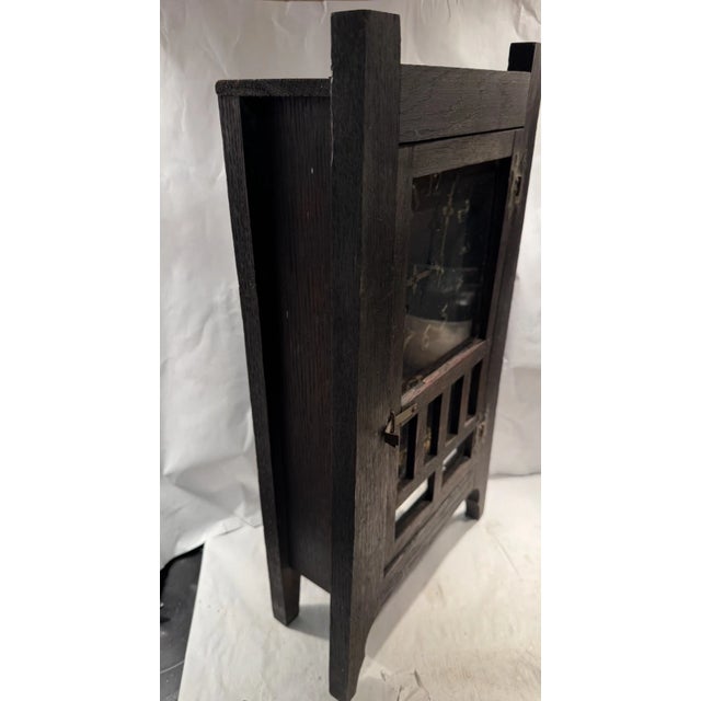 American Antique New Haven Mission Style Parlor Mantel Clock- “Santa Clara” Model For Sale - Image 3 of 9