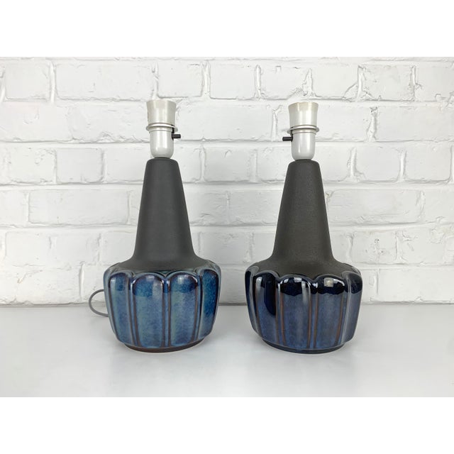 Model 1051 Ceramic Table Lamps by Einar Johansen for Søholm, Denmark, 1960s, Set of 2 For Sale - Image 11 of 15