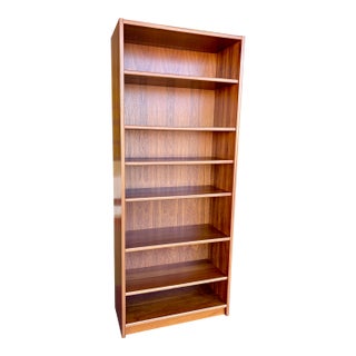 1980s Vintage Danish Teak Bookcase For Sale