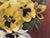 Pansies Still Life, Early 20th Century, Oil on Canvas For Sale - Image 7 of 14
