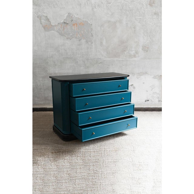 Chest of Drawers Lacquered Series, 1980s For Sale - Image 4 of 11
