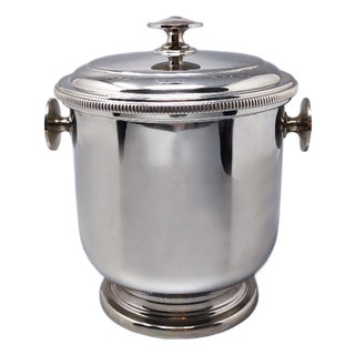 Ice Bucket in Stainless Steel from Macabo, Italy, 1960s For Sale