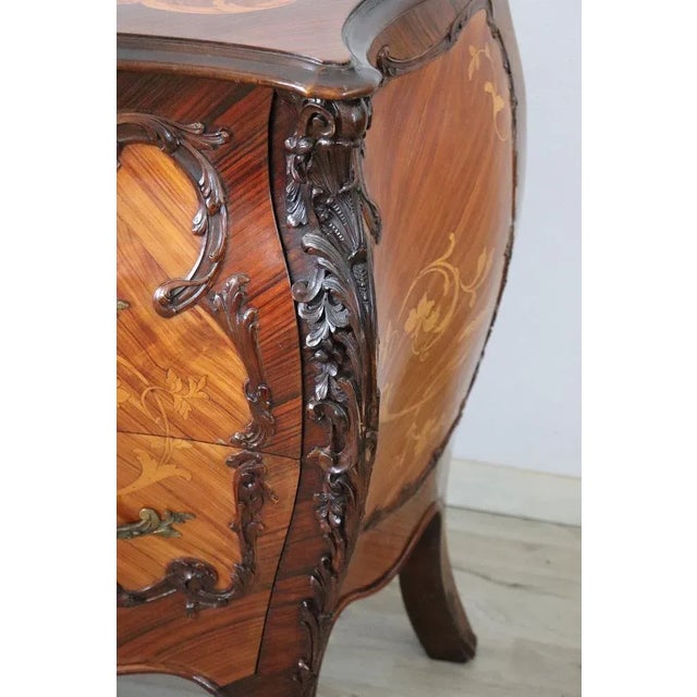 Vintage Chest of Drawers with Inlay Walnut, 1930s For Sale - Image 13 of 15