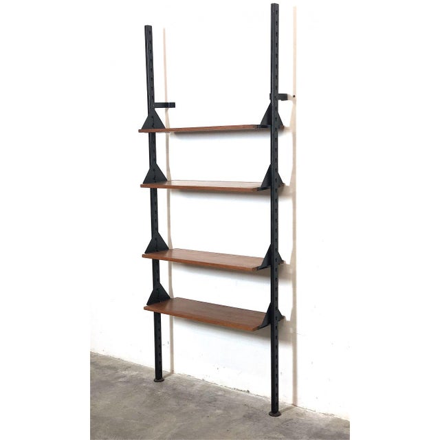Metal 1-Bay Bookcase, Italy, 1960s For Sale - Image 7 of 12