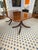 Kittinger Vintage Kittinger Pedestal Dining Table With Brass Casters For Sale - Image 4 of 16
