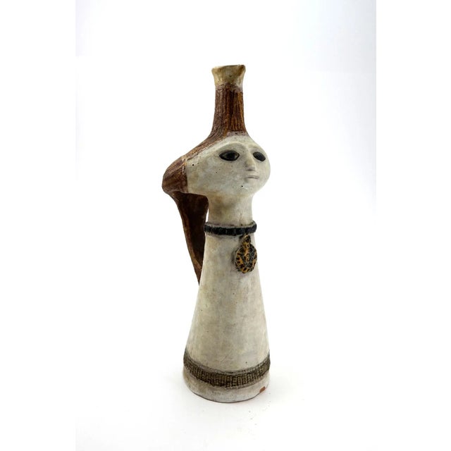 Decorative Ceramic Vase by F. Spizzico, 1970s For Sale - Image 10 of 10