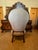 Victorian Revival Carved Wood & Tufted Upholstered Parlor Chairs – Pair For Sale - Image 4 of 12
