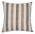Knotted Stripe Charcoal 26x26 Pillow For Sale