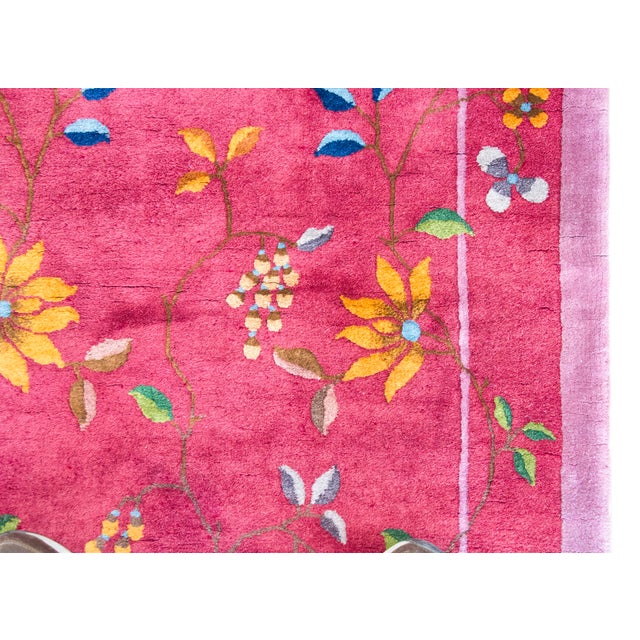 Art Deco Early 20th Century Chinese Art Deco Rug For Sale - Image 3 of 13