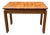 Mid-Century Teak Patchwork Side Table For Sale