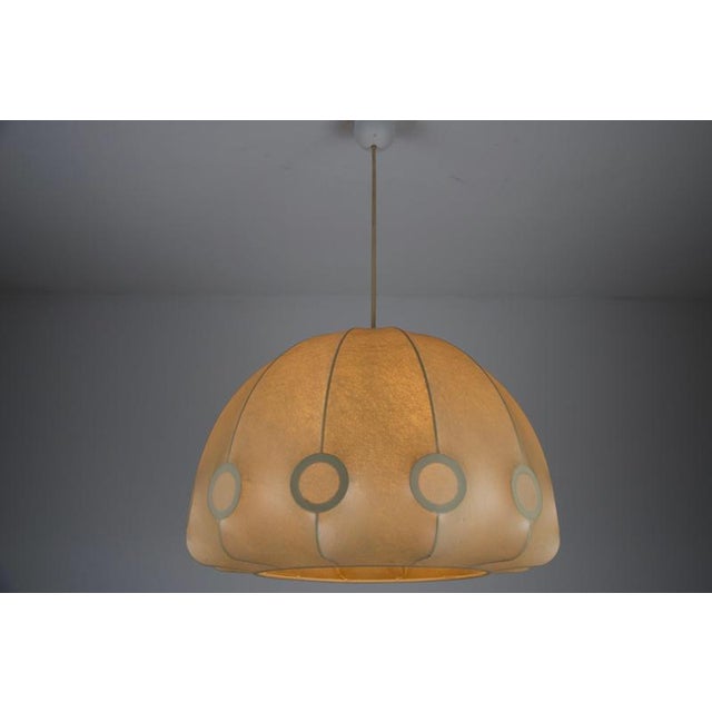 Mid-Century Modern Mid-Century Modern Italian Cocoon Pendant Light, 1960s For Sale - Image 3 of 11