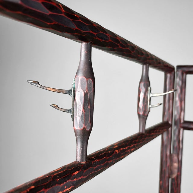 Japanese Wooden Kamakura Bori Kimono Hanger Stand, 1960s For Sale - Image 10 of 18