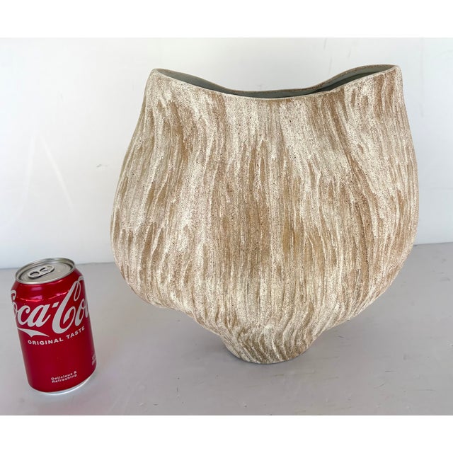 Contemporary Revelation Organic Modern Hand Finished Water Lily Vase For Sale - Image 3 of 4