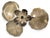 1970s Gilt Brass Lotus Leaf Wall Sconce in the style of Maison Jansen, 1970s For Sale - Image 5 of 9