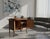 Wood Art Deco Rolling Serving Cart with Removable Tray, 1930 For Sale - Image 7 of 18