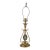 Mid 20th Century Neoclassical Gilt Bronze Lyre & Green Jasperware Table Lamp Wedgewood For Sale