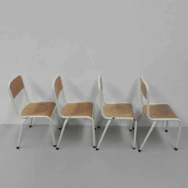 School Desk Chairs, Set of 4 For Sale - Image 13 of 18