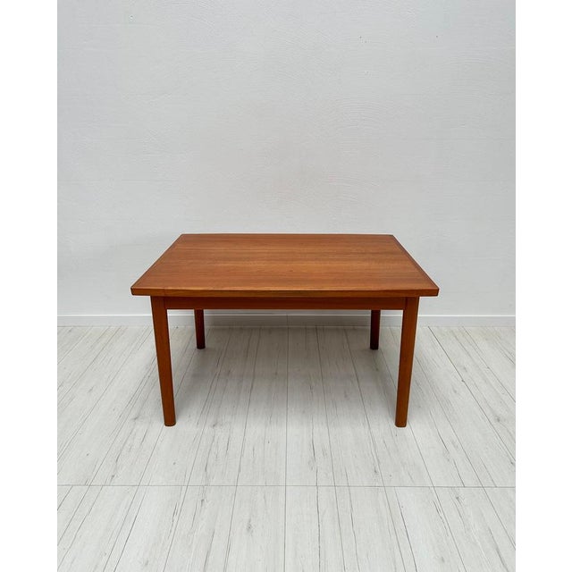 Large Vintage Danish Teak Extendable Dining Table from Vamo Sønderborg, 1960s For Sale - Image 9 of 9