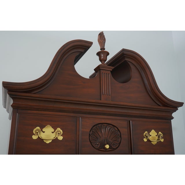 Henkel Harris Henkel Harris 3-Piece Cherry Philadelphia Highboy Chest For Sale - Image 4 of 18