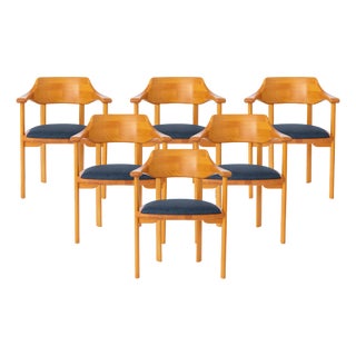 Vintage Danish Armchairs from Ansager Møbler, 1960s, Set of 6 For Sale