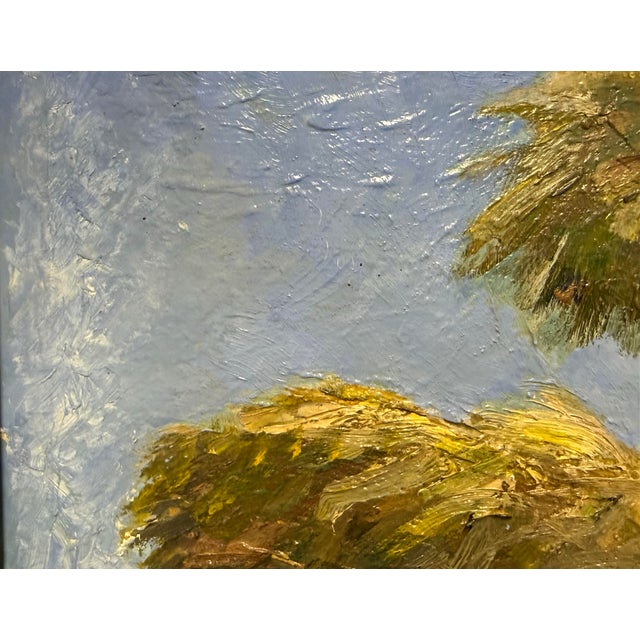 Alexander Alexandrovich Karamzin Framed Oil on Canvas, Mid 20th Century For Sale - Image 9 of 12