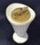 1960s Set of 4 Lenox Cream Ceramic Lighter Cigarette Holder Two Ashtrays Gold Trim For Sale In Miami - Image 6 of 14