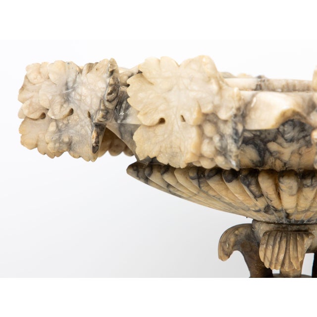 Late 19th Century Carved Marble Shaped Neoclassical Urn, Italy 19th Century For Sale - Image 5 of 12