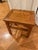 Antique Chinese Hardwood Elm Low Side Table / Stool For Sale - Image 12 of 17