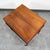 Brown Mid Century Danish Modern Sewing Table Cart Sewing Rosewood Rolling Drawer Craft For Sale - Image 8 of 12