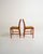 Scandinavian Teak Chairs with Padded Seats, 1960s, Set of 4 For Sale - Image 4 of 12