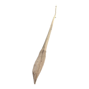 Andrianna Shamaris Midcentury Hand Carved Wood Oar