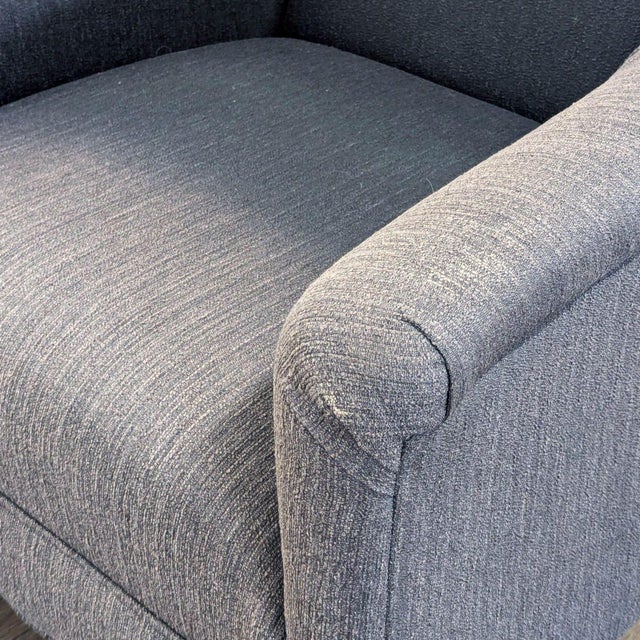 McCreary Modern Lounge Chair – Dark Gray Upholstered Armchair For Sale In San Francisco - Image 6 of 8