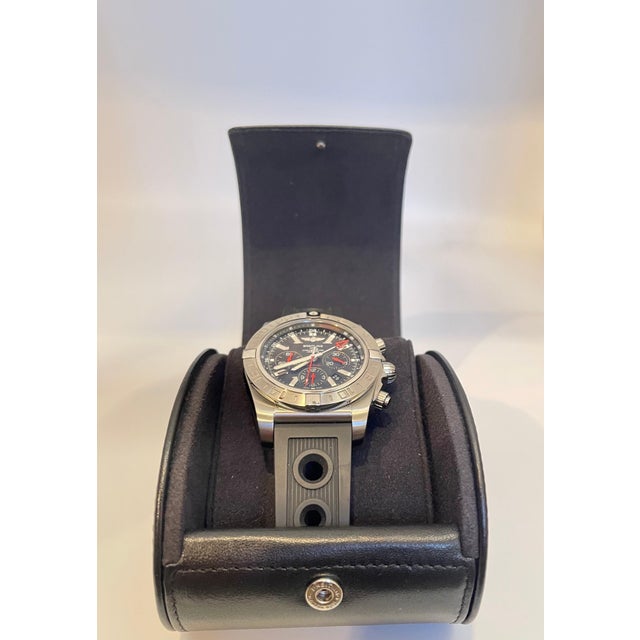 Breitling Super Avenger Chrono Limited Edition 48mm Black PVD Steel Rare,4004422 Watch is in super excellent condition ,...