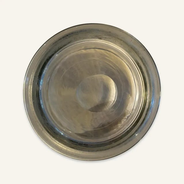 American Early 20th Century Pittsburgh Glass Lidded Jar For Sale - Image 3 of 7