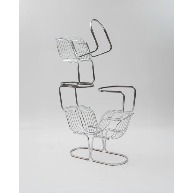 Bauhaus Tubular Chairs by Gastone Rinaldi, 1970s, Set of 6 For Sale - Image 3 of 10