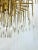 1970s Mid-Century Italian Brass and Glass Chandelier, 1970s For Sale - Image 5 of 11