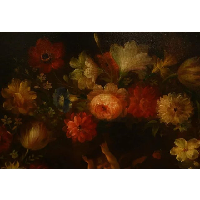 Regency Artist, Putti Trio, Oil Painting, Framed For Sale - Image 7 of 10