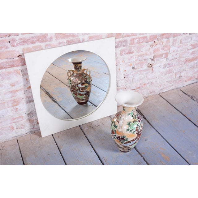 Mid-Century Modern Mid-Century Wall Mirror with Wooden Frame, Czech, 1970s For Sale - Image 3 of 10