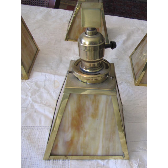 Mission Style Chandelier | Chairish