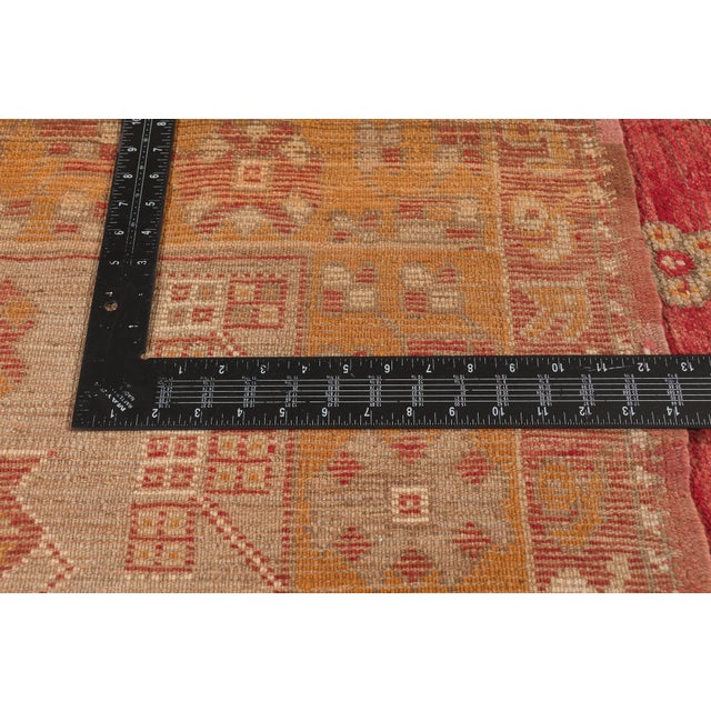 Textile Vintage Turkish Oushak Rug, 05'02 X 09'01 For Sale - Image 7 of 10