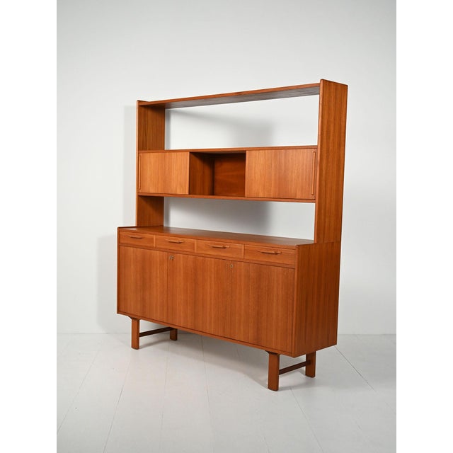 1960s Sideboard with Teak Bookcase, 1960s For Sale - Image 5 of 11