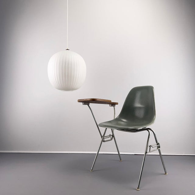 Design: Aloys Gankofner for Peill & Putzler, Model: Bologna Here in the large version. Mouth-blown opal glass with a...