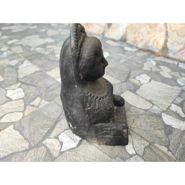 Pre-War Cast Iron Mold Casting Woman For Sale - Image 5 of 7