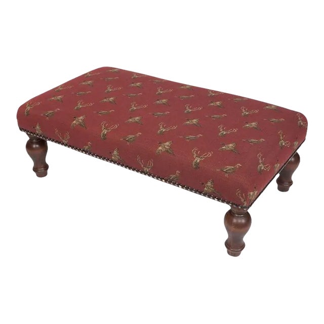 00 Highland Claret Large Stool For Sale