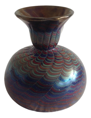 Glass Vase by Johann Loetz Witwe, 1930s