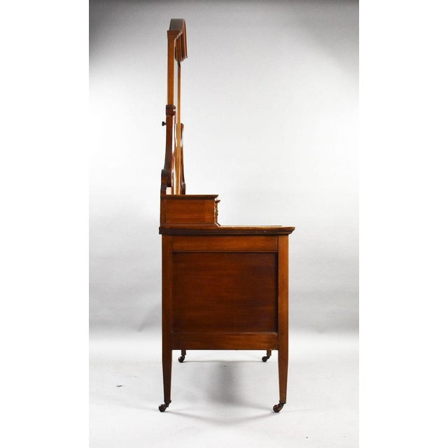 Edwardian Mahogany Dressing Table, 1900s For Sale - Image 3 of 10